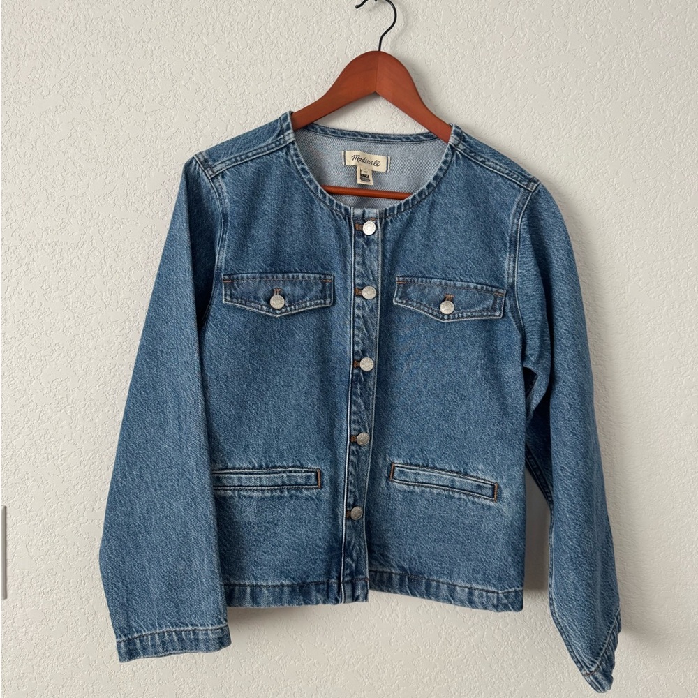 Madewell Denim Lady Jacket in Lakecourt Wash - Picture 3 of 6
